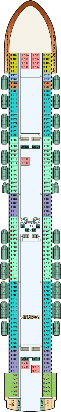 Crown Princess - Emerald Deck