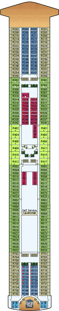 Crown Princess - Riviera Deck