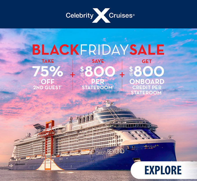 Black Friday Savings, Onboard Credit & More on Celebrity Cruises!