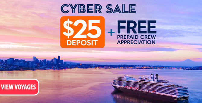 Holland America Black Friday/Cyber Monday Offer