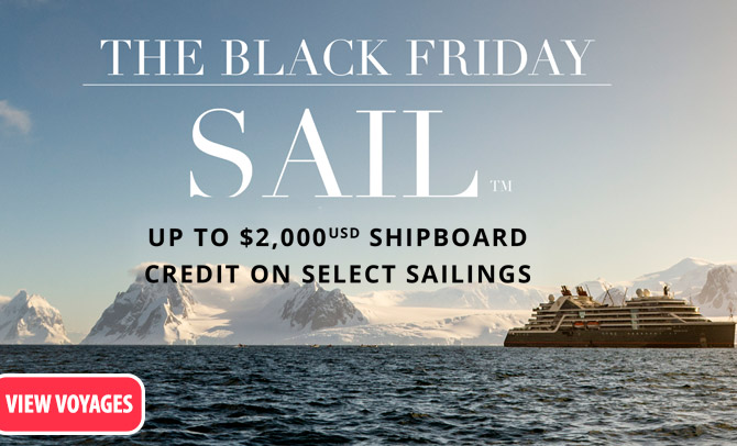 Seabourn Black Friday/Cyber Monday Offer