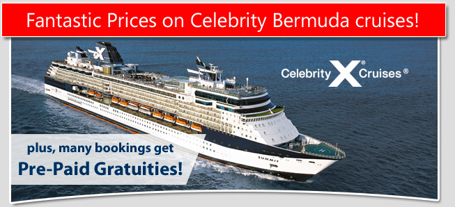 Celebrity Bermuda Cruise Sale