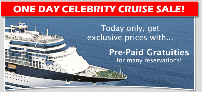 Celebrity Cruises One Day Cruise Sale - Happy Hour