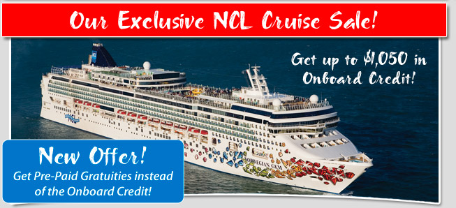 NCL Europe Cruise Sale - Onboard Credit, Savings Certificates & Upgrades!